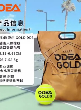欧帝尔网球初学进阶高级专业训练网球整袋DD2 DD3 gold学校俱乐部