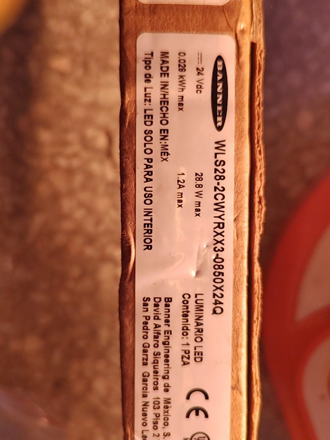 美国邦纳工业照明灯wls28-2cwyrxx3-0850x2