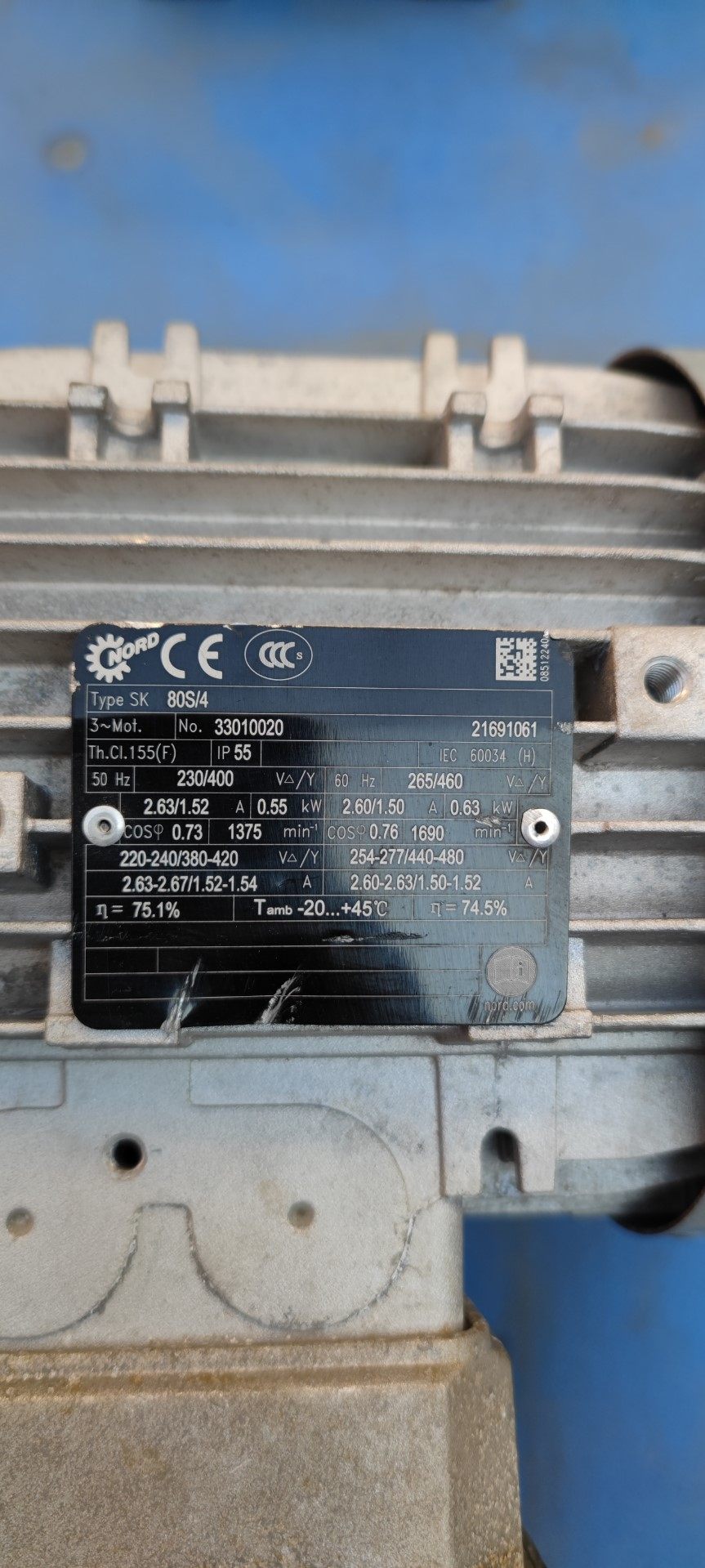 诺德nord减速电机sk80s/4  202732258-1