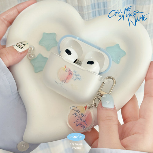 原创以你的名字呼唤我苹果耳机壳