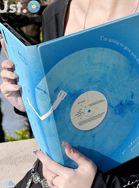 地壳说海洋唱片适用苹果iPad保护套pro11/12.9air4/5/6/7平板壳mini6笔槽可充电10.2/5书本款防摔蓝色10/11代