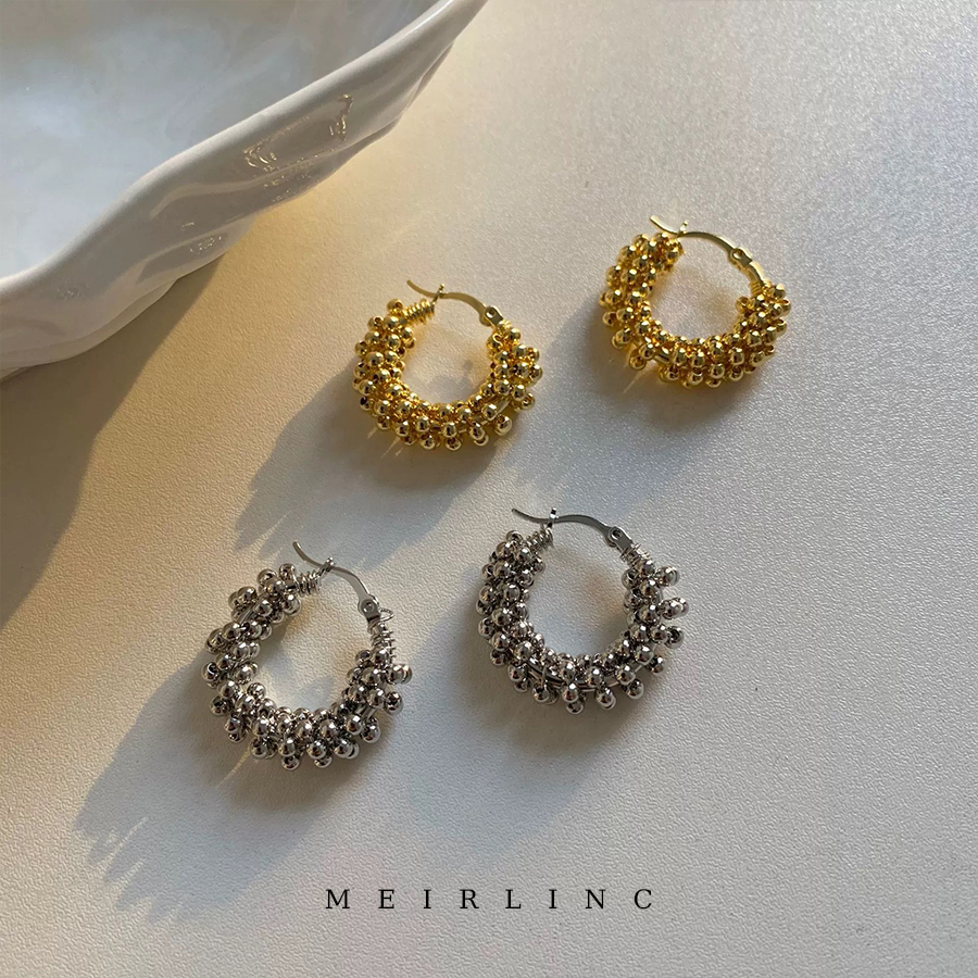 MEIRLINC 简约复古时髦老钱风欧美创意小众设计高级感法式百搭ins
