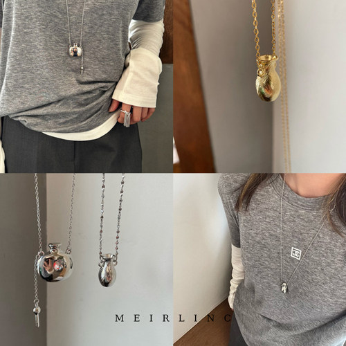 MEIRLINC 原创简约不规则小众设计高级感ins欧美复古情侣新款百搭