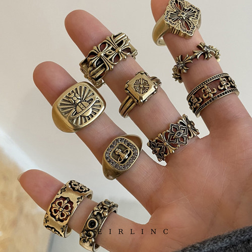 MEIRLINC 原创小众独特高级感法式复古风设计新款夸张中性ins个性