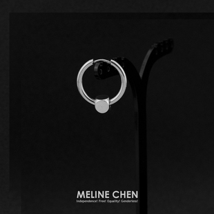 小众 圆圆圈圈 简约冷淡风中性潮酷ins嘻哈个性 新款 MELINE CHEN