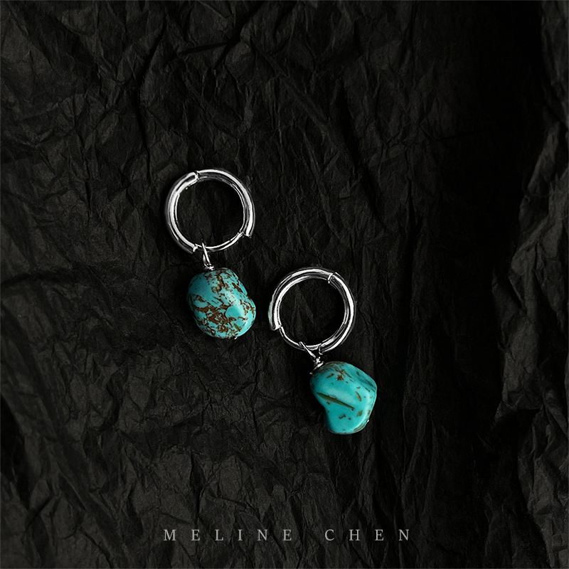MEIRLINC 创意小众设计师款蓝绿色高级感国潮ins嘻哈个性男女