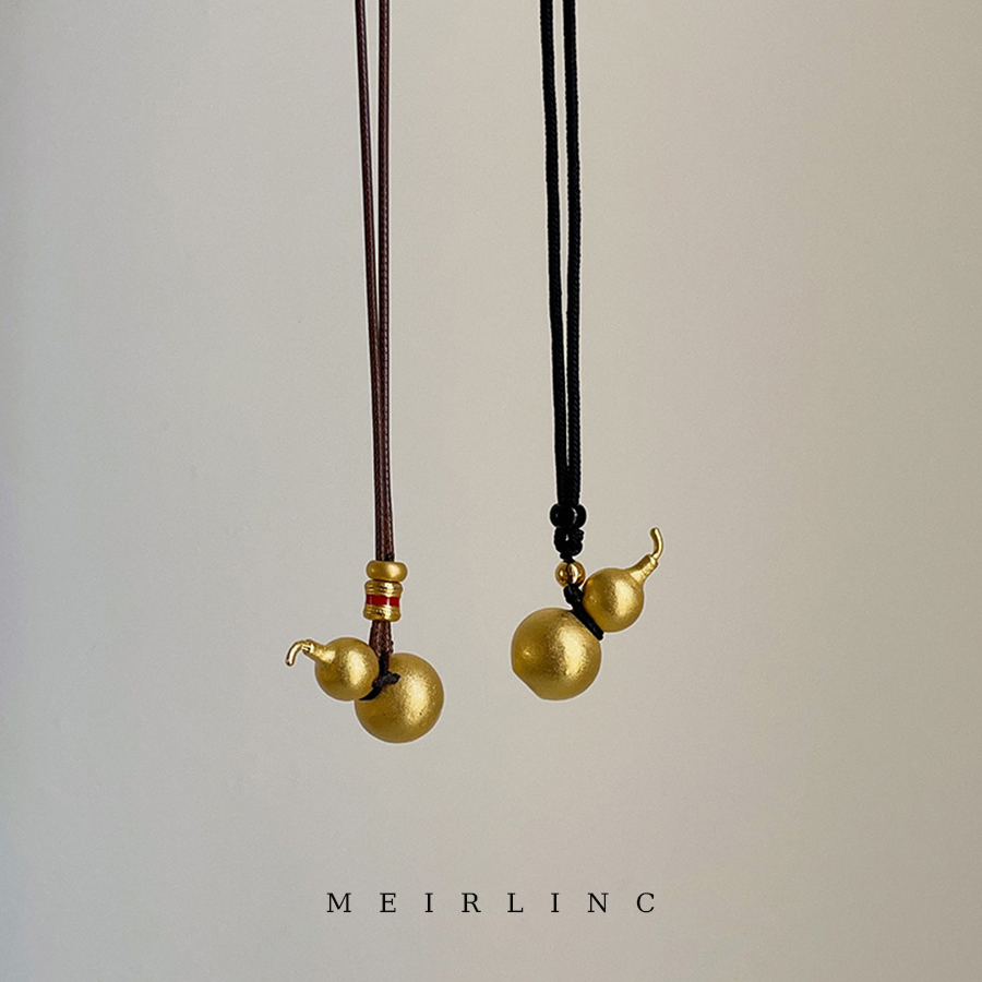 MEIRLINC 福禄小葫芦 新中式创意小众设计感国潮ins复古情侣百搭