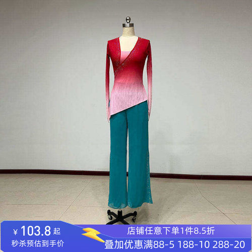 桃李杯胶州纱衣舞蹈服
