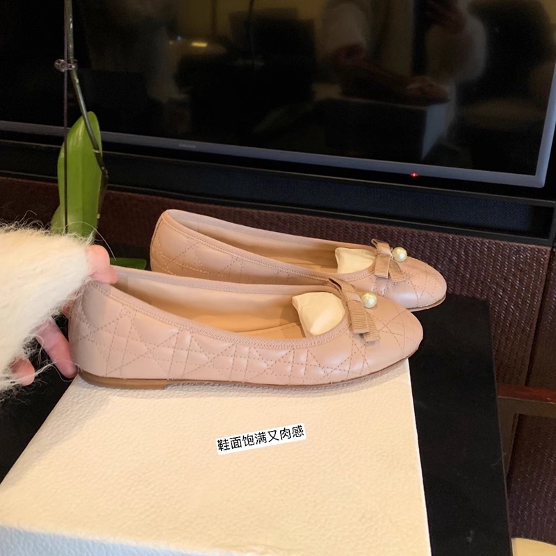 平底单鞋女羊皮玛丽珍搭扣