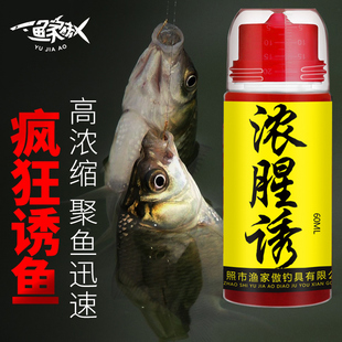 渔家傲钓鱼小药野钓诱食剂鱼饵料红虫液浓腥添加剂麝香高蛋白药水