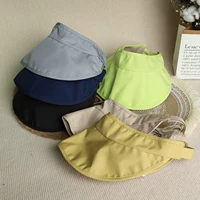 Весенняя летняя солнцезащитная шляпа, цветная шапка для отдыха, защита от солнца, простой и элегантный дизайн