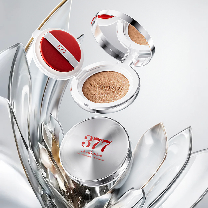 正品377化妆气垫bb霜面部遮瑕均匀肤色美白隔离气垫女生粉底液