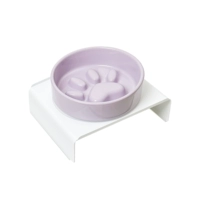 Прямая -медленная печь с медленной миской становится фиолетовой+железная рама