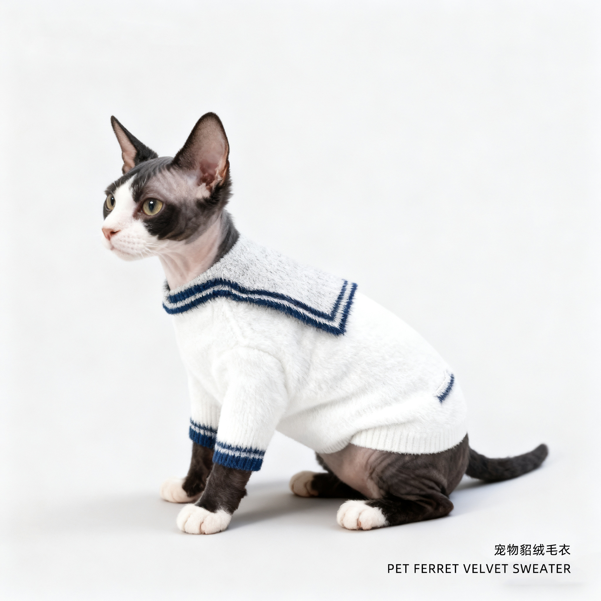 【爆款-学院风】宠物针织开衫