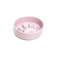 Прямая медленная печь миски становится розовой