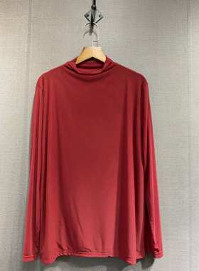 大码百搭风网眼真丝打底妈妈装