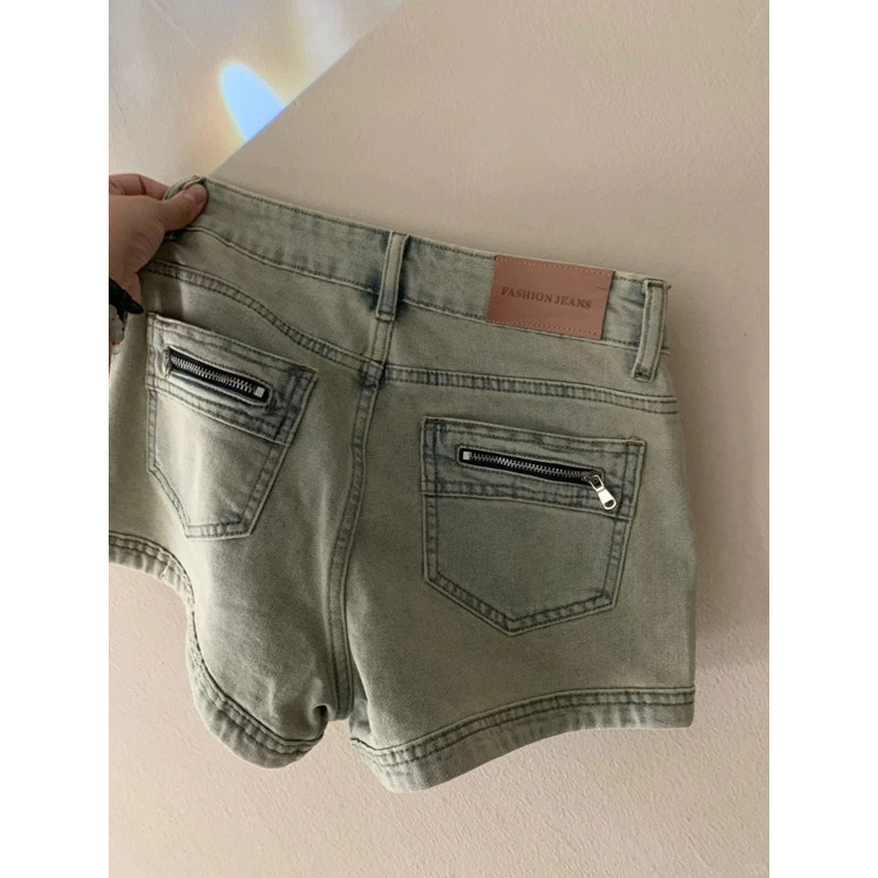 美式复古辣妹牛仔短裤女秋季秋冬2025新款高腰显瘦a字包臀热裤子,女装/女士精品,牛仔裤,淘宝优惠券,粉丝福利购,淘宝优惠卷
