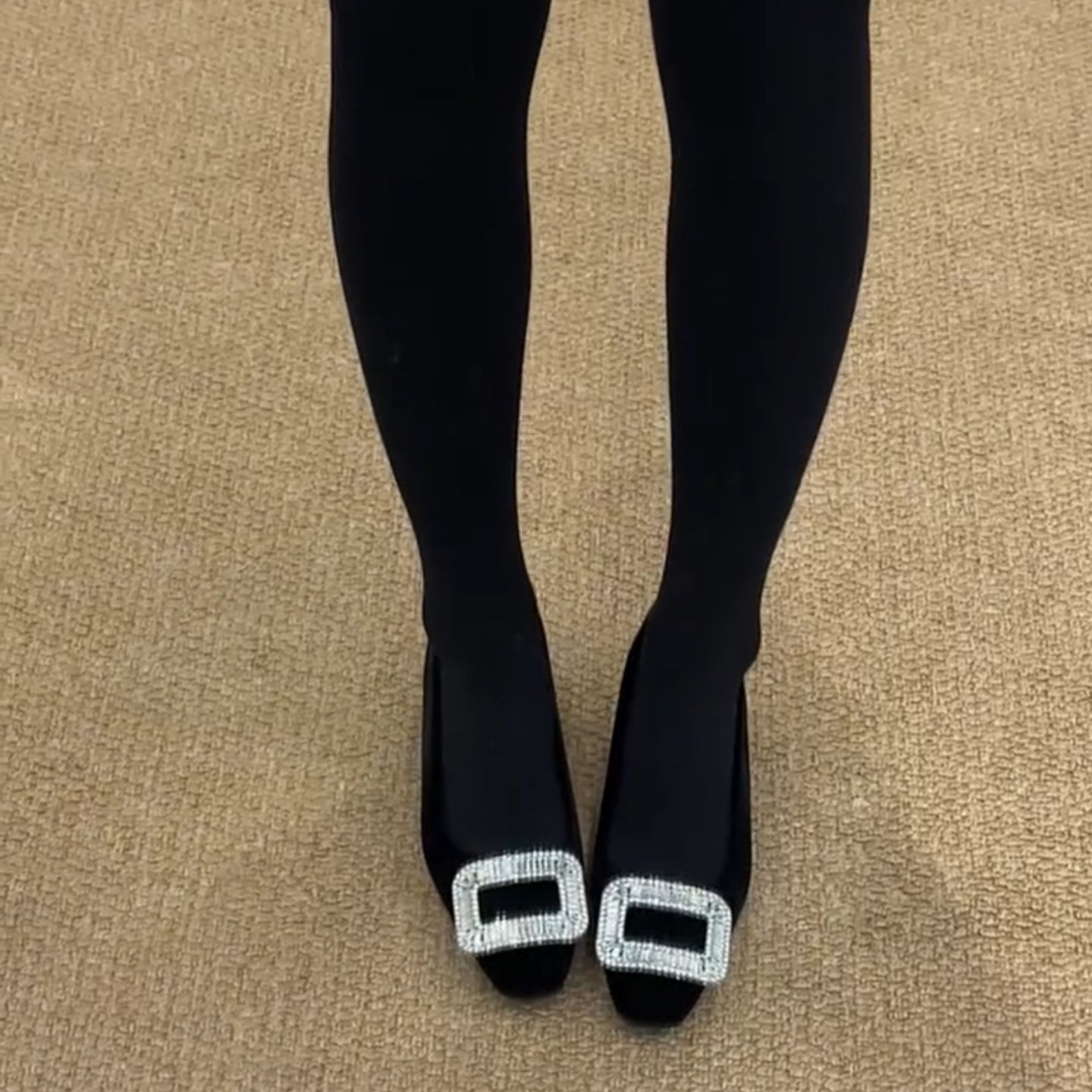 羊皮版~精致水钻方扣内增高女鞋百搭浅口单鞋女浅口低跟软底单鞋,女鞋,浅口单鞋,淘宝优惠券,粉丝福利购,淘宝优惠卷