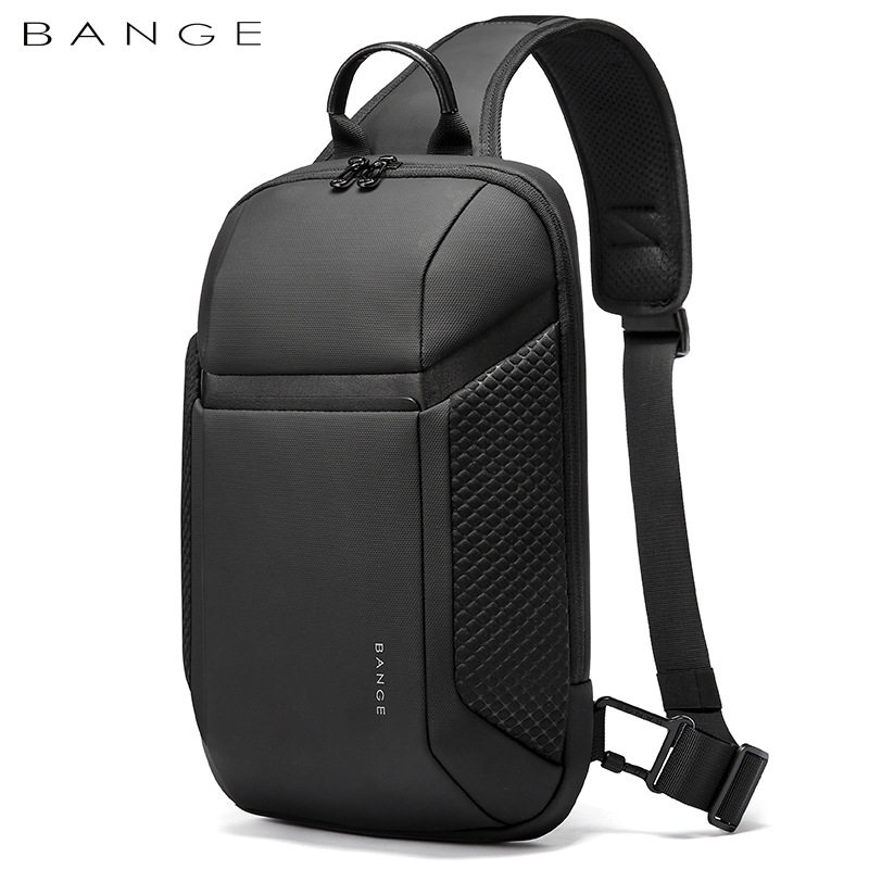 班歌BANGE胸包通勤单肩包多功能