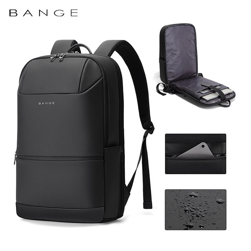 Bange新款跨境双肩男包简约商务电脑包休闲书包旅行背包 backpack