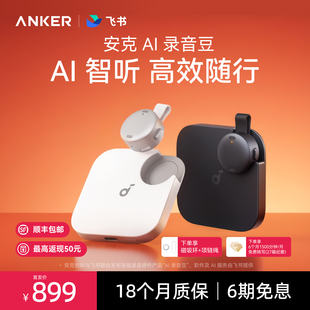 安克AI录音豆 飞书AI录音笔 会议纪要智能分析总结 实时翻译ANKER