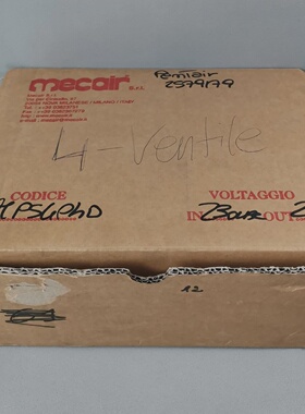 Mecair Economizer MPS MPS4 P4D 0913011 NEW Original Packagin