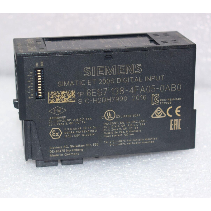 西门子 6ES7138-4FA05-0AB0 SIMATIC DP 4/8 F-DI PROFISAFE 电子