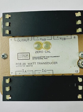 RIS PCE20P1E0C5XAF60W0Z0A2G0 Watt Transducer