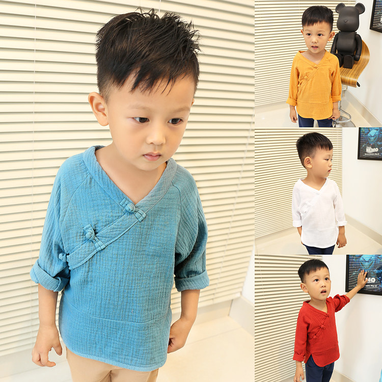 Chemise garcon à manche longue - Ref 2073508 Image 1