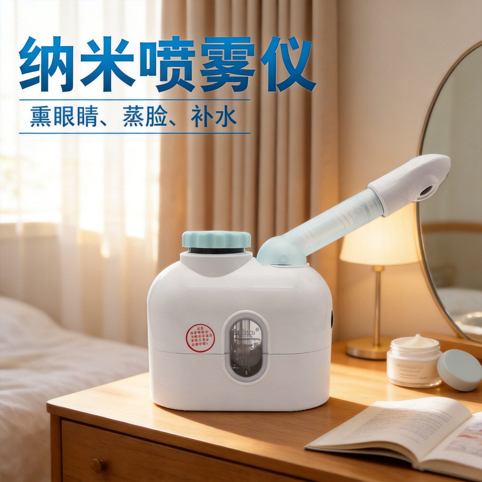 泰东33热喷蒸脸器补水仪中草喷雾机家用熏蒸薰眼仪负离子喷雾机