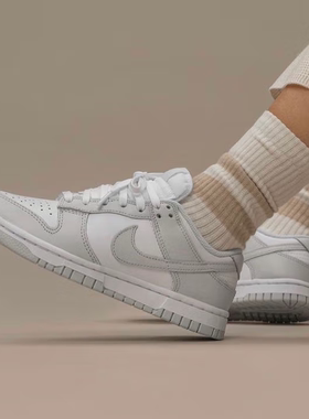 Nike Dunk Low 白灰 烟灰 雾霾 女低帮休闲板鞋 DD1503-103