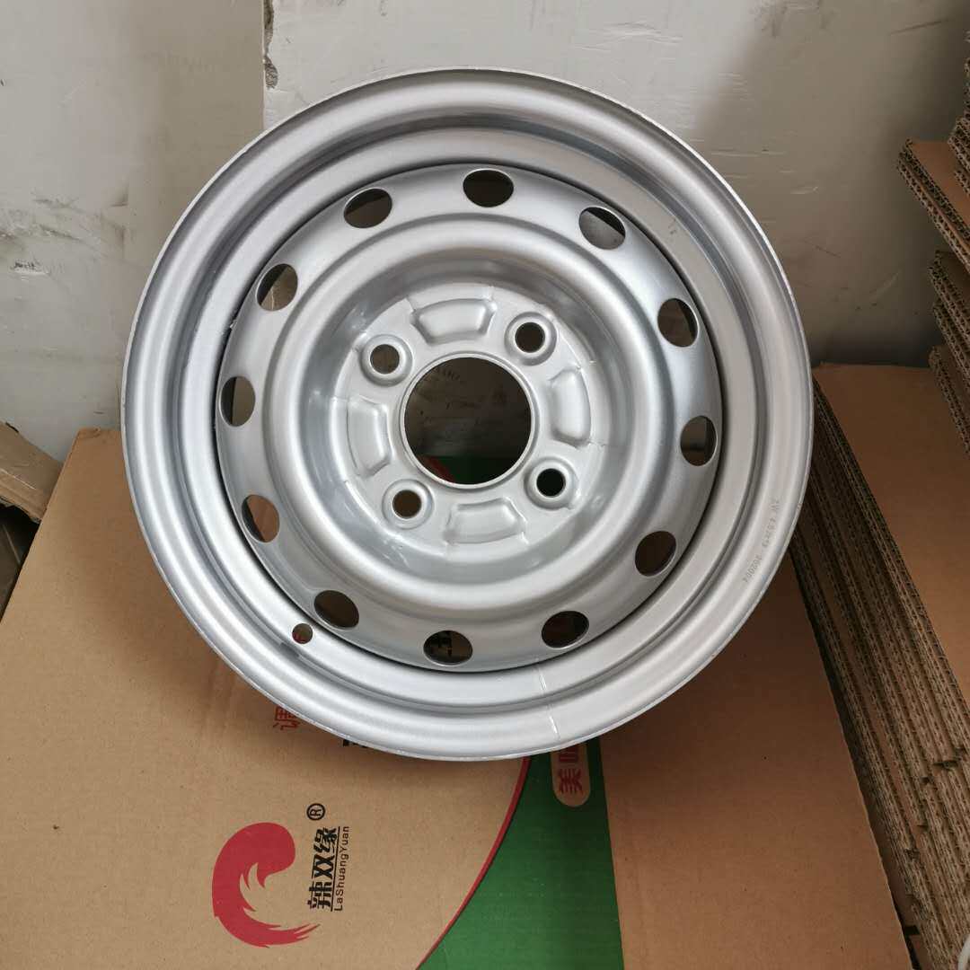适用奇瑞QQ3 QQ308 QQ311车轮 钢圈 铁圈 轮毂轮胎原厂全新原装