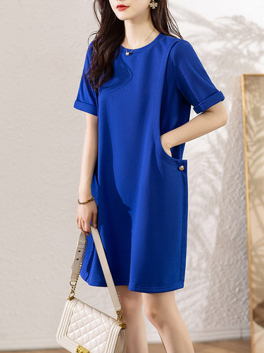 宽松裙子夏季欧货大码宽松女装