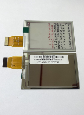 （全新）黑白红三色 2.7寸 墨水屏/电子纸 无老化无残影