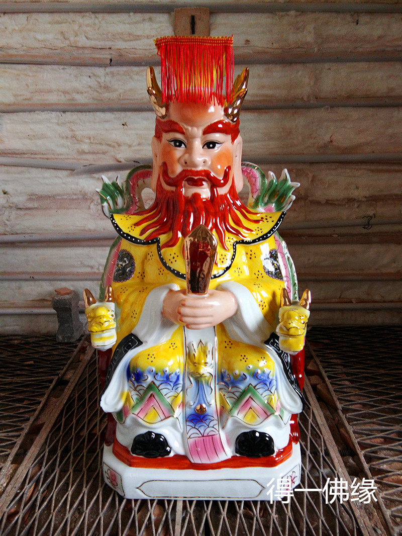包邮佛像神像龙王爷 老龙王 中王爷陶瓷佛具摆件风调雨顺手工礼品