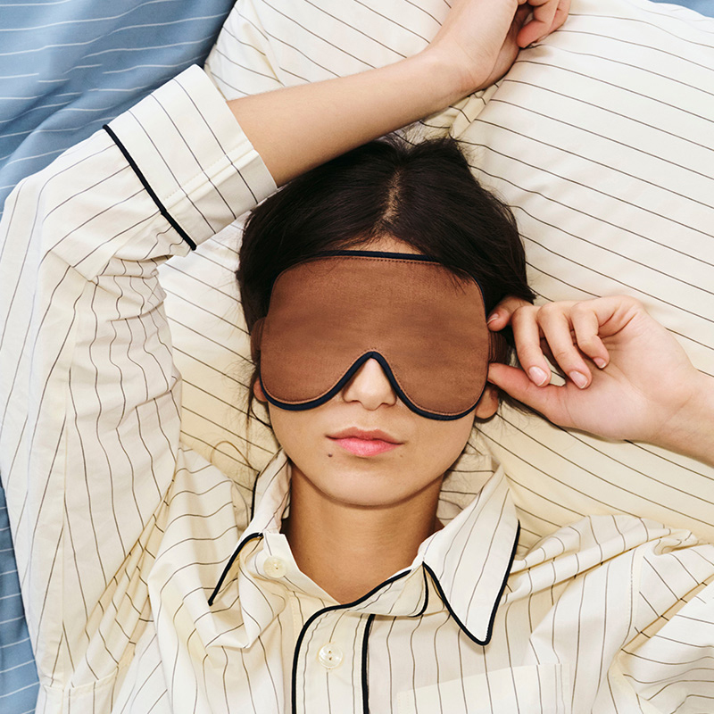 HAY马卡龙色眼罩有机棉睡眠北欧