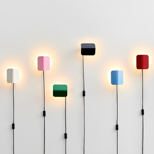 免接线墙灯Apex Wall 壁灯北欧现代简约复古插座式 sort丹麦HAY新款