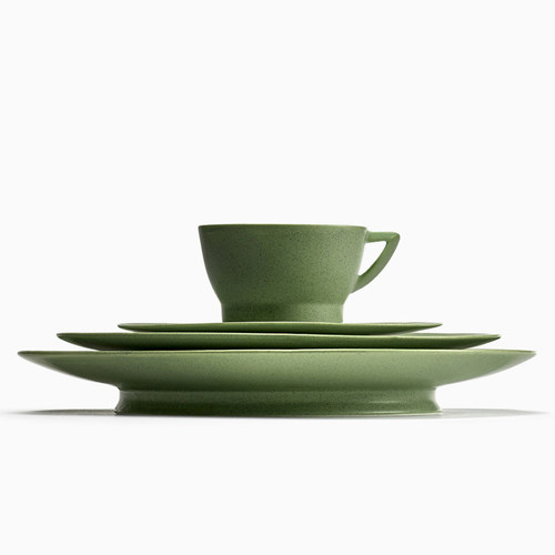 SERAX抹茶绿陶瓷餐盘碗咖啡杯