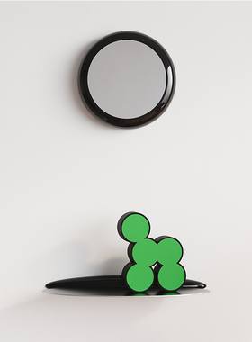 sort中国koosim糖果色圆镜小巧可爱创意墙面装饰挂镜浴室镜化妆镜