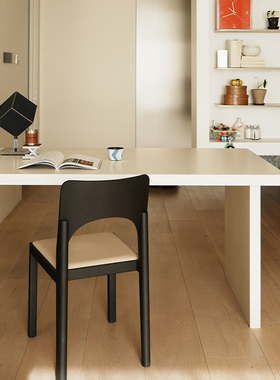 sort中国间则Arch拱椅实木软垫餐椅布艺靠背椅皮椅餐厅椅北欧现代