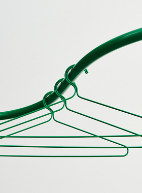 sort丹麦HAY彩色金属衣架多色家用挂衣撑衣晾衣北欧Colour Hanger