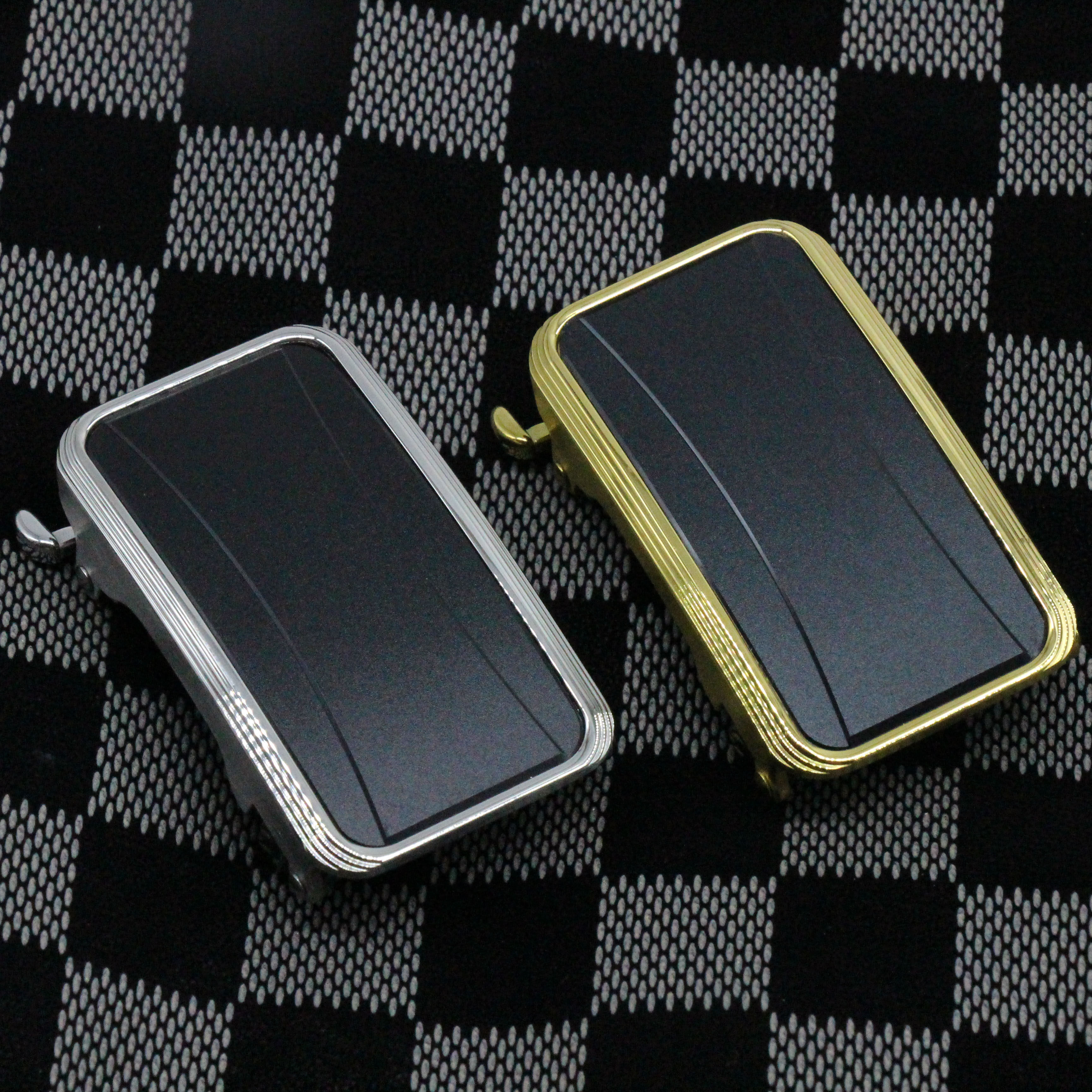 不锈钢自动扣内穿自动扣3.5CM