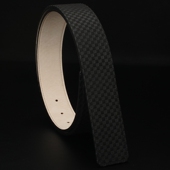 H带头平滑扣无头皮带 男士 无扣真皮光身腰带带身3.8皮带条diy配件