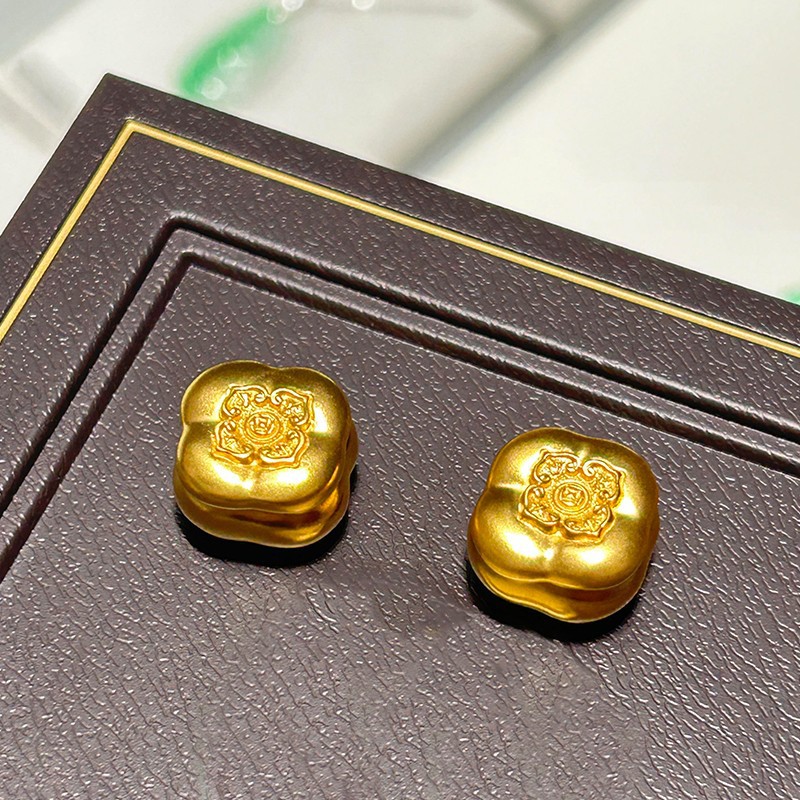 金店同款黄金色柿柿如意摆件个性创意装饰品百搭精致轻奢创意礼物