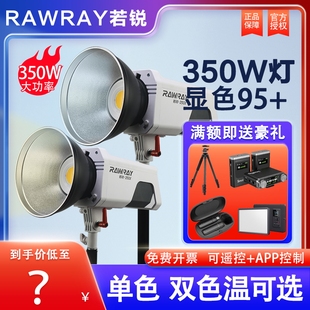 350X双色温LED摄影灯直播间影棚常亮灯主播补光灯 Rawray若锐350W