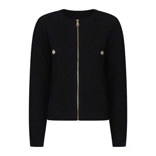 连衣裙套装 25270高品质春秋新款 短袖 针织上衣外套 网红流行长袖