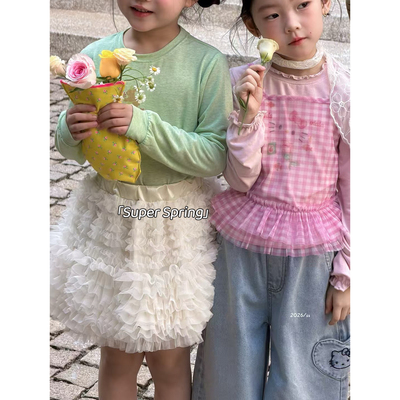 女童26春季卡通小兔长袖T