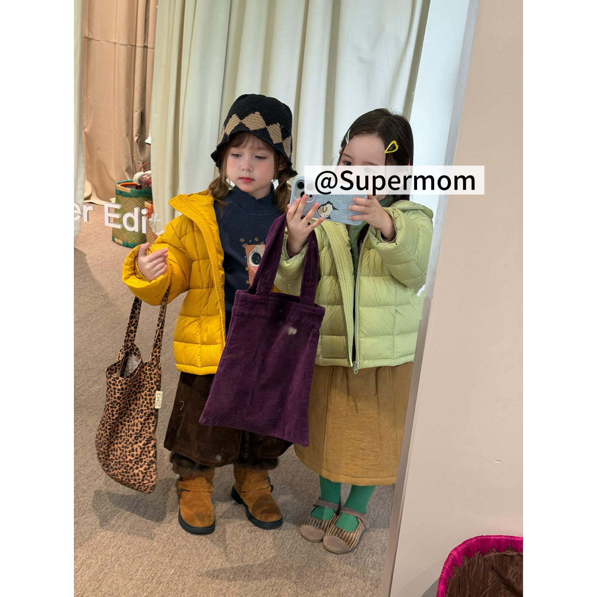 女童26冬季连帽加厚棉服外套