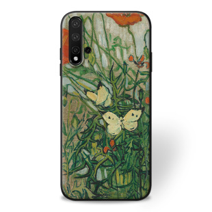 适用华为nova8se手机壳7pro/2/3/4e/5z/5i/6艺术家系列梵高小粉蝶