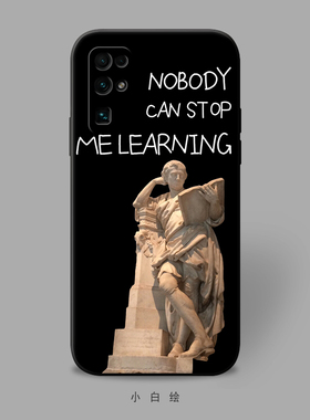 适用华为荣耀30pro+/magic3/20Si/v40/50手机壳个性雕像艺术硅胶